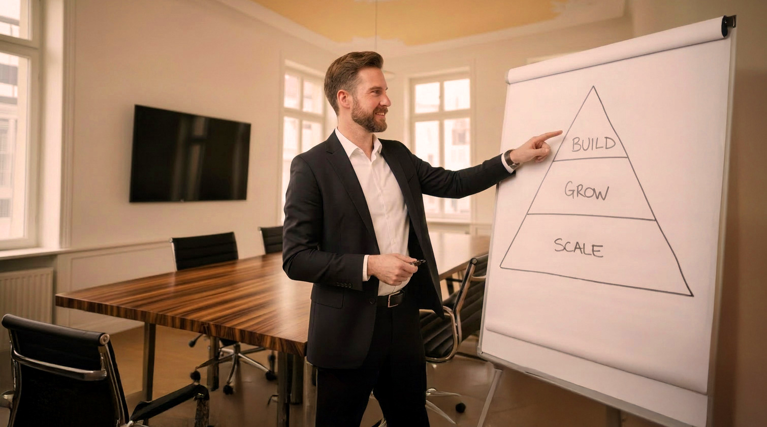 2HM Framework – BUILD. GROW. SCALE.