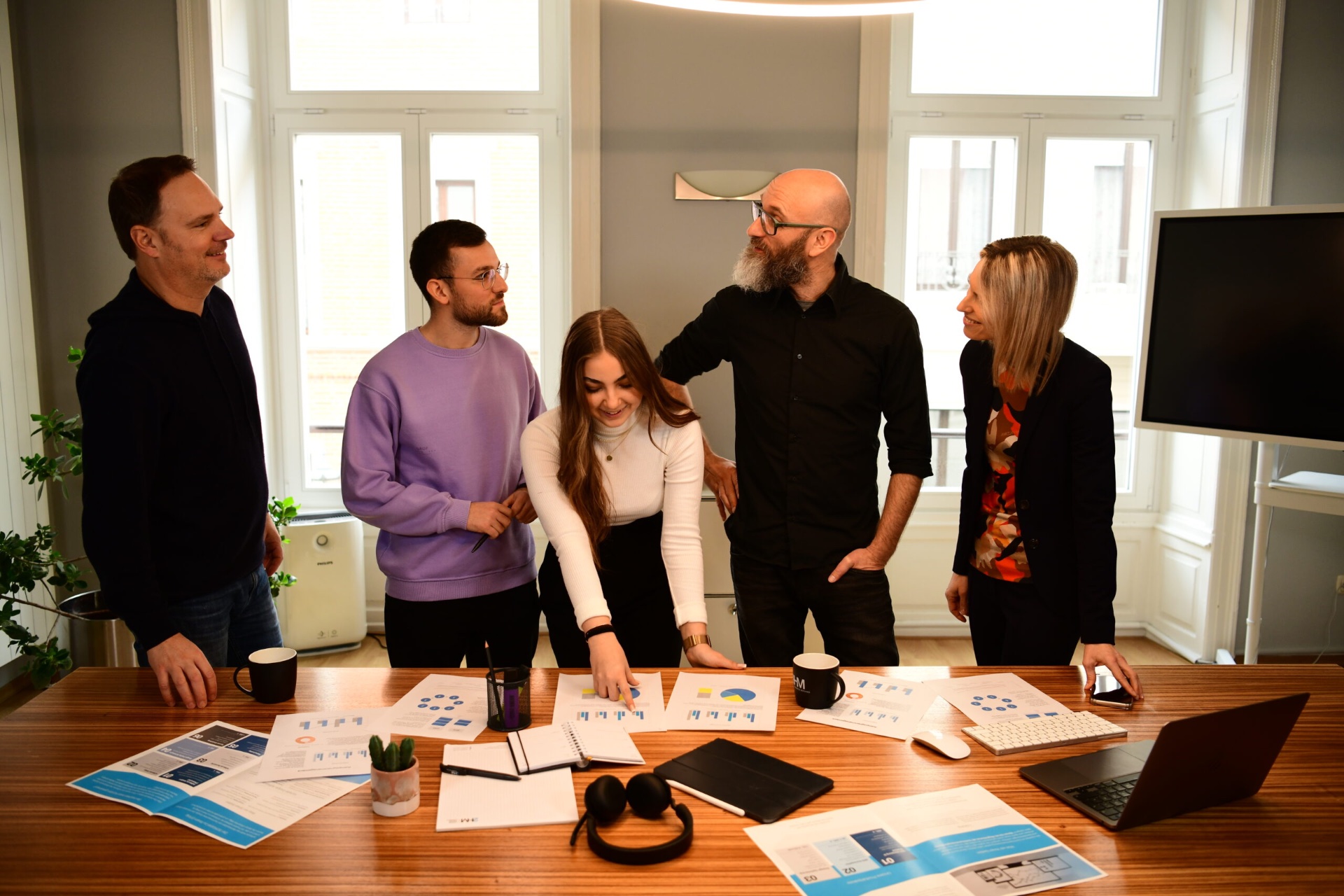 2HM Team in Strategie-Workshop