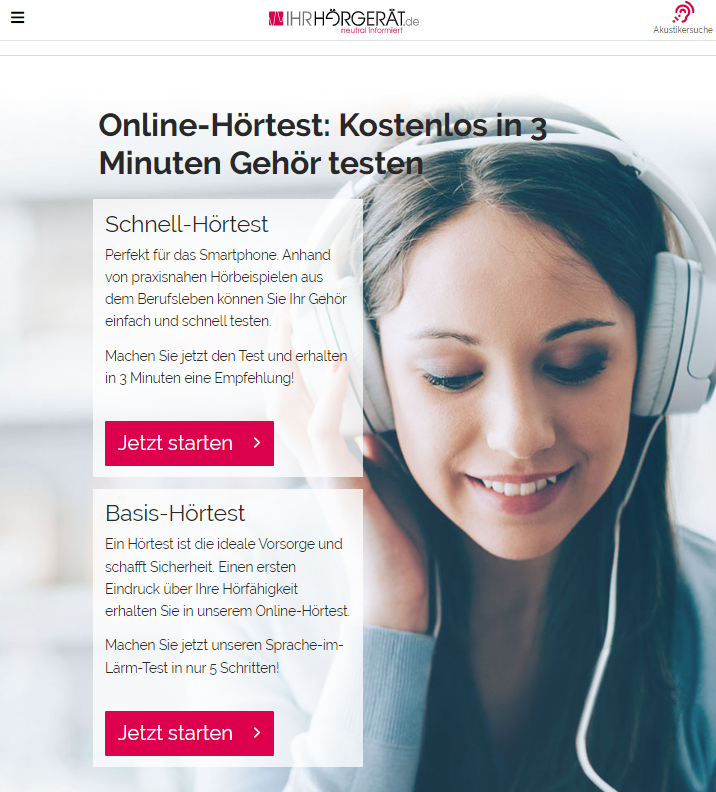 Online-Hörtest